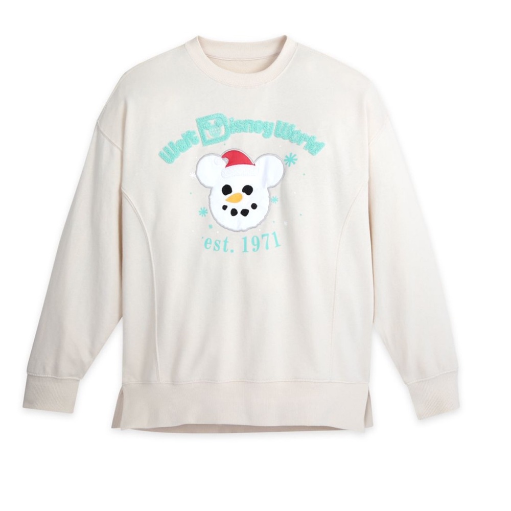 Walt Disney World parks Snowman pull over sweater Santa